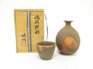 備前焼　松本勝哉造　徳利揃